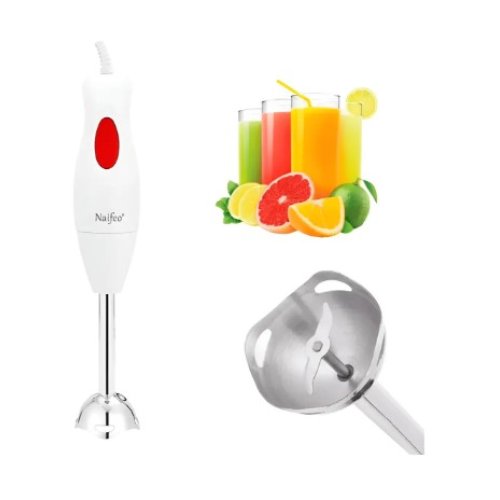Mini Pimer M Casa Batidora Mano Inmersión 300W Acero Inoxidable Blanco
