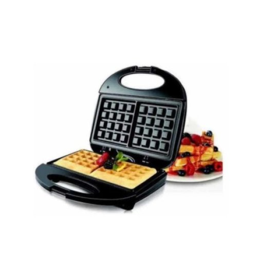 Maquina De Hacer Waffles Wafflera Haeger Hg-242 / Angelstock Color Negro