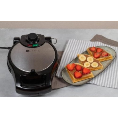 Maquina Para Waffles Waffle Maker Ceramica Blanik Bwm032 Negro