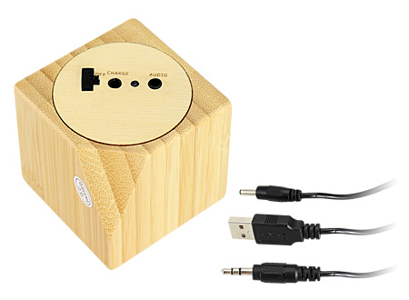 USB Parlante de Bamboo