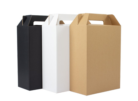 Caja autoarmable con asas, 26x35x13 cm