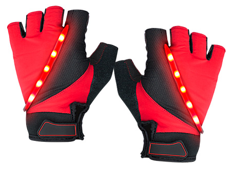 Guantes 5 LED de Ciclismo