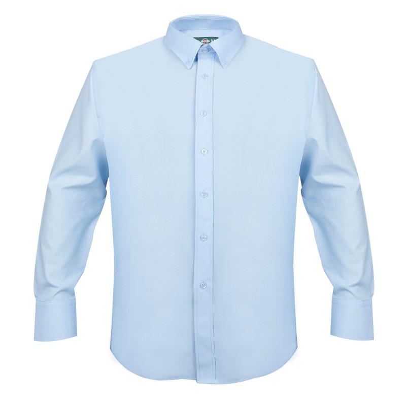 Camisa Oxford Classic Manga Larga Hombre