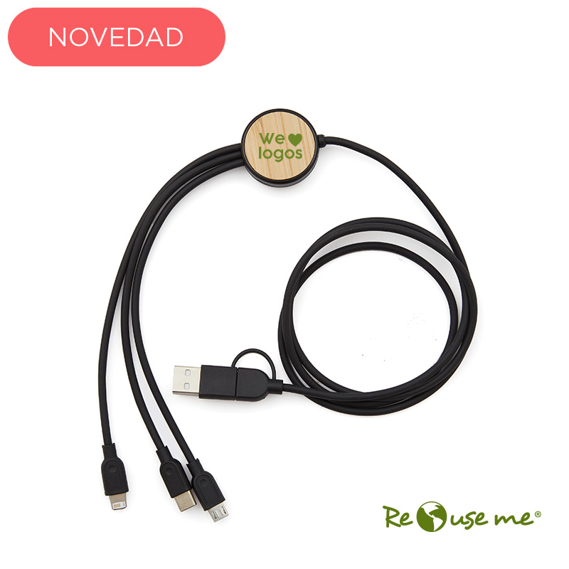 Cable 3 en 1 BAMBOO