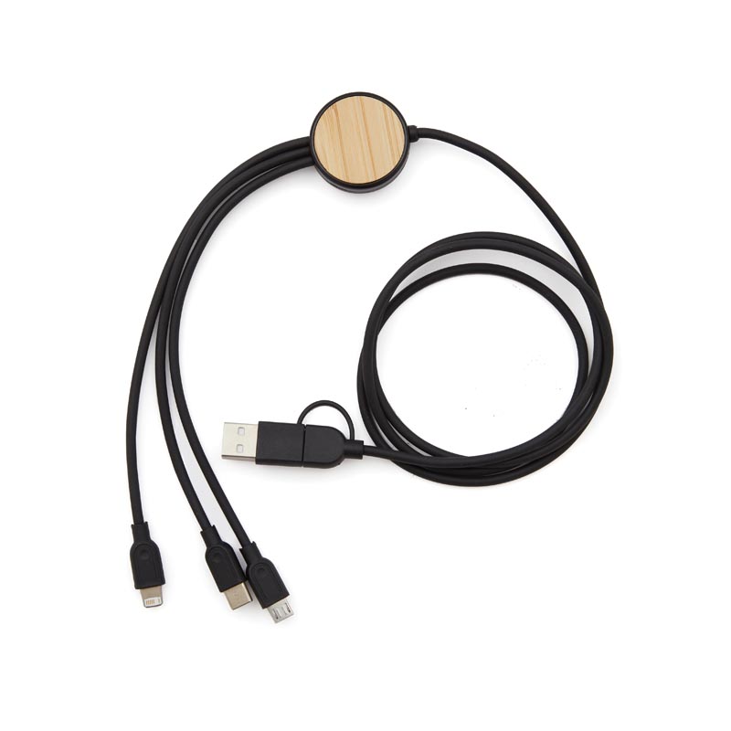 Cable 3 en 1 BAMBOO