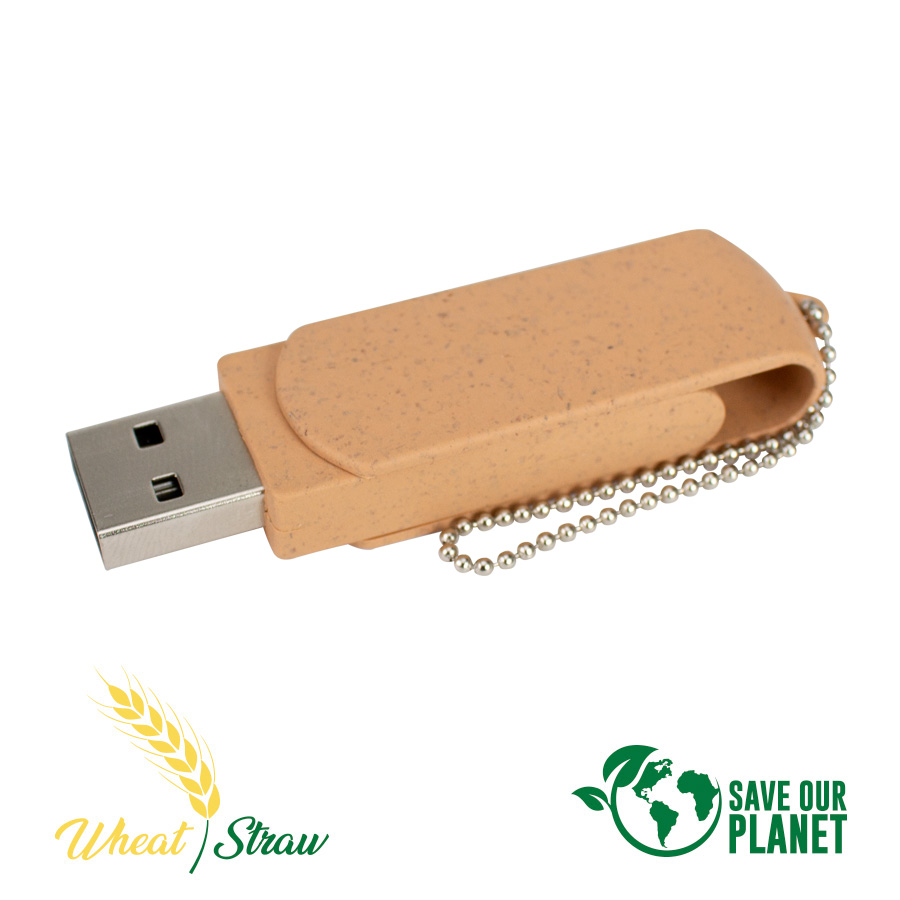 USB Pendrive 16GB de caña de Trigo