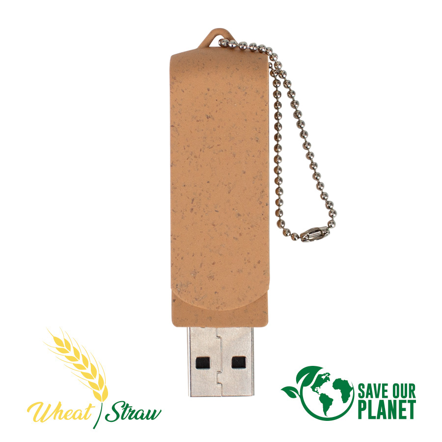 USB Pendrive 16GB de caña de Trigo