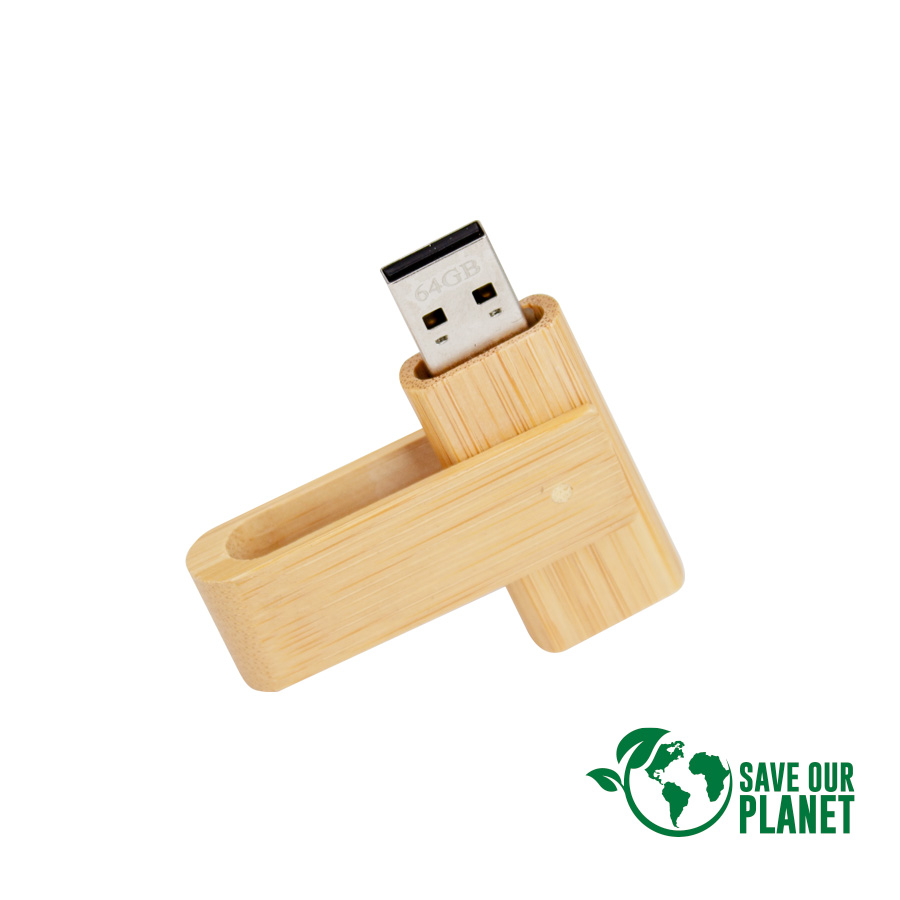 USB Pendrive giro 64GB de Bamboo