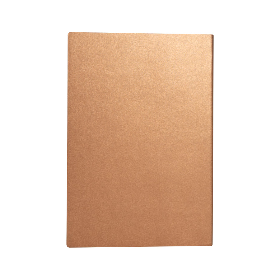 Cuaderno encobrizado de PU eco-cuero