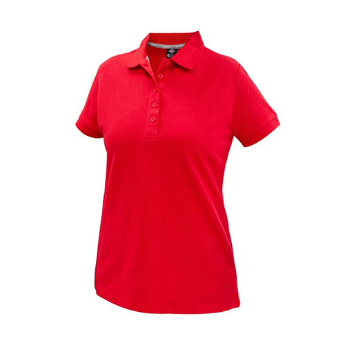 Polera Polo Confort Spandex Manga Corta Mujer