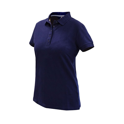 Polera Polo Confort Spandex Manga Corta Mujer