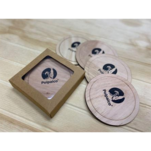PACK 4 POSA VASOS DE MADERA