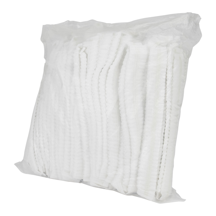 Set de 100 Cofias (Gorros) Desechables Prensados 25g/m2