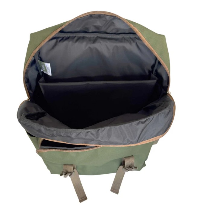 Mochila cuadrada sustentable para notebook 16 lts